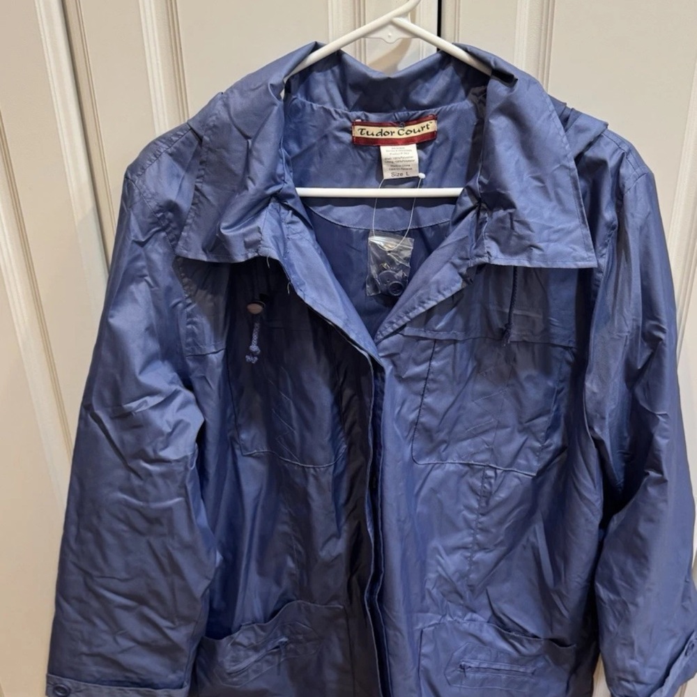Eddie Bauer Women's Blue Raincoat
